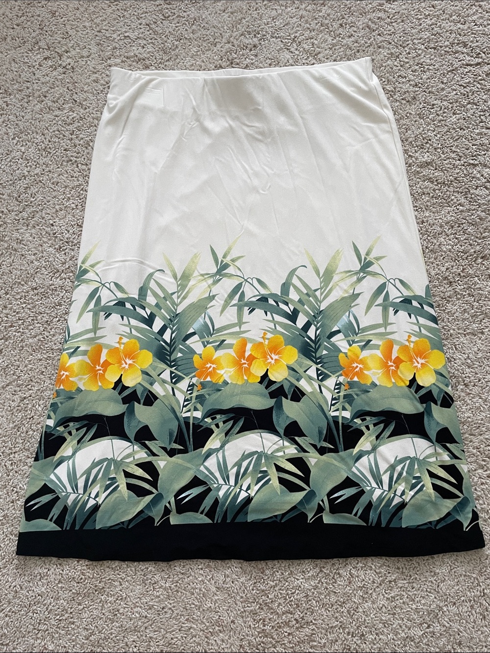 Tommy Bahama Palm Print Knit Skirt
